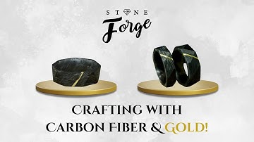 Crafting a STUNNING Gold and Carbon Fiber Ring from Scratch!