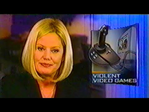 2002 CBS News Report on Violent Video Games by Byron Pitts with Bonnie Behrend and Doug Lowenstein