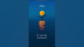 حالات واتس اب دينية⭐تبارك الذي جعل في السماء بروجاً وجعل فيها سراجاً وقمراً منيراً⭐(سورة الفرقان)