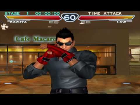 Tekken 4 - PS2 - Kazuya - Time Attack - 3m 00s 730ms