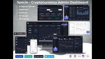 Bitcoin Cryptocurrency Dashboard Admin Template Bootstrap 5 – Specie