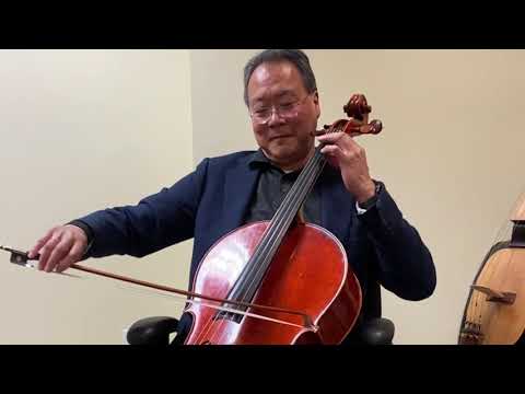 #SongsOfComfort: Bach - Sarabande from Suite for Solo Cello No. 4