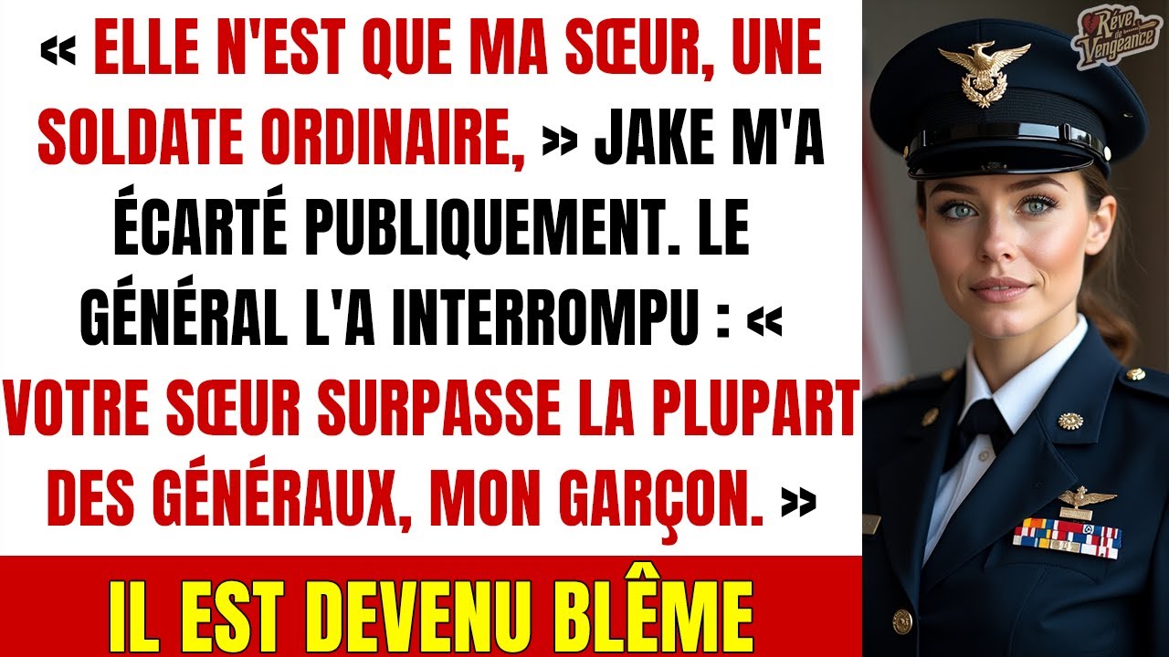 Ma famille plaignait ma « petite carrière ». Puis on a su que je dépassais la plupart des généraux