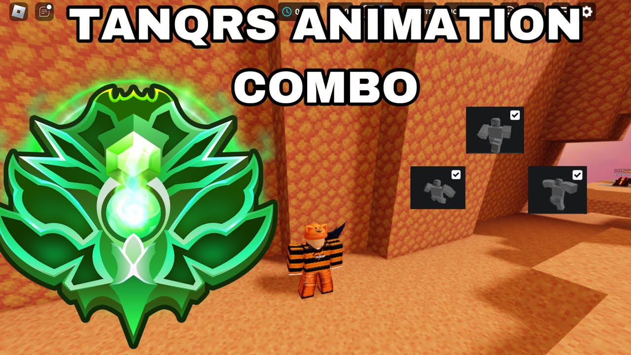 Using TANQRS Animation COMBO [1] (Roblox Bedwars) YouTube