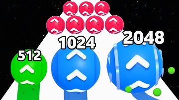 Rolling Going Balls vs Rope Man - ASMR Gameplay (NOOB vs PRO vs HACKER) Math Games