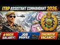 ITBP Assistant Commandant 2026 🔥 Salary, Job Profile, Engineer Vacancy | Full Details Hindi