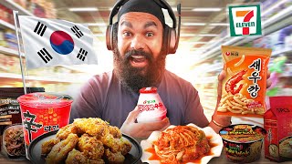 EATING ONLY KOREAN CONVENIENCE STORE FOOD IN KOREA FOR 24 HOURS