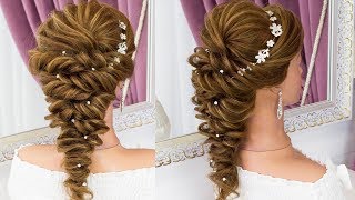 Прическа на Выпускной. Греческая Коса из жгутов. Amazing Prom Hairstyle Прическа на Выпускной. Греческая Коса из жгутов. Amazing Prom Hairstyle
