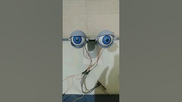 Robot eye mechanism || Arduino project || #eyes #robot #mechanic  #engineer #project