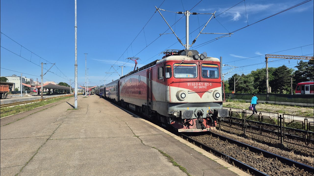 Trenuri și activitate feroviară matinală în gara Brașov / Morning trains in Brașov station-31.05.25