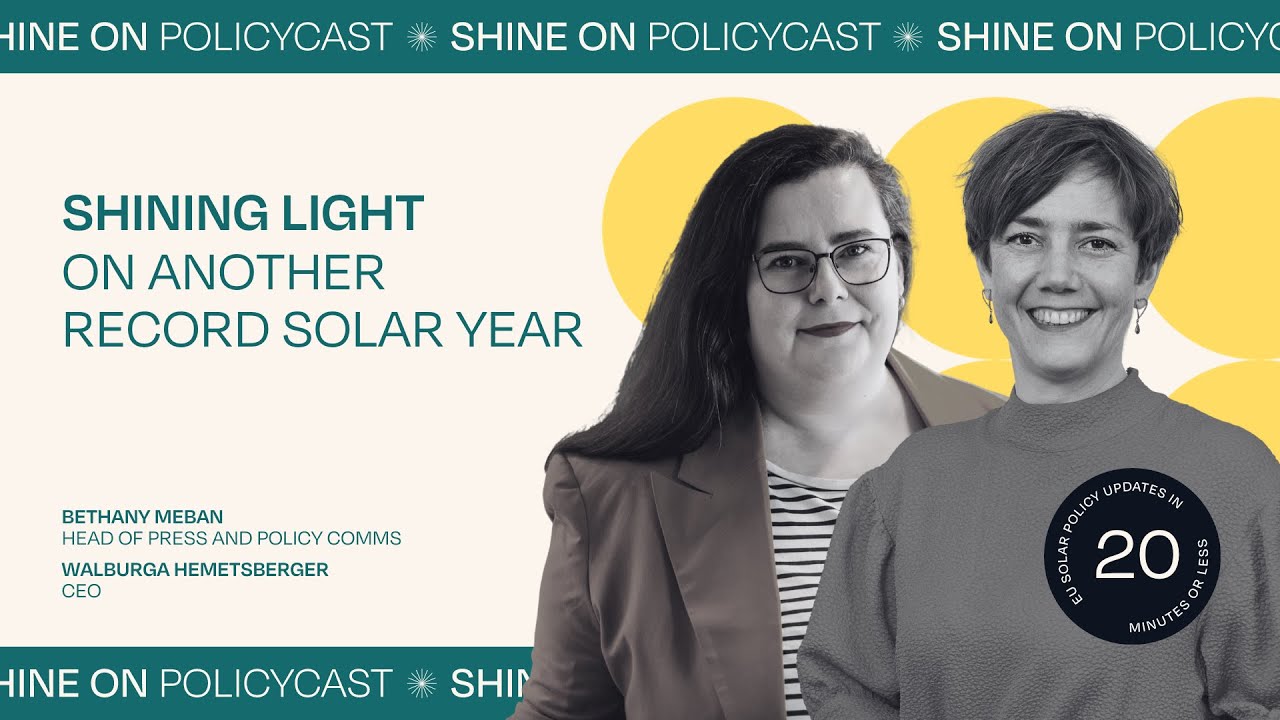 Shine On Policycast: Shining light on another record solar year - YouTube
