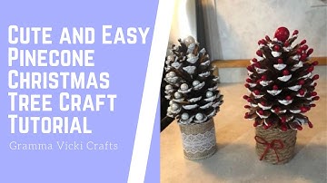 Pinecone Christmas Tree | Craft Tutorial
