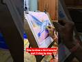 How to draw a Bird Sketch with oil pastels painting 🖌️ tutorial part 3 |Oil pastel painting| #yt