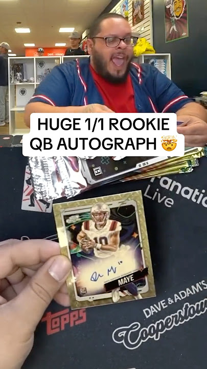 DRAKE MAYE 1/1 ROOKIE AUTOGRAPH CARD PULL!! 🤯🔥🏈