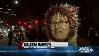 Hundreds gather downtown for impeachment protest