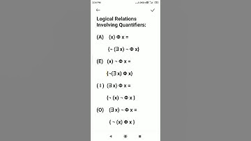 UGC NET, Logic: Quantification Theory