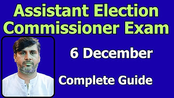 Assistant Election Commissioner Expected Exam Date | 06 December | ECP Jobs Updates | Complete Guide