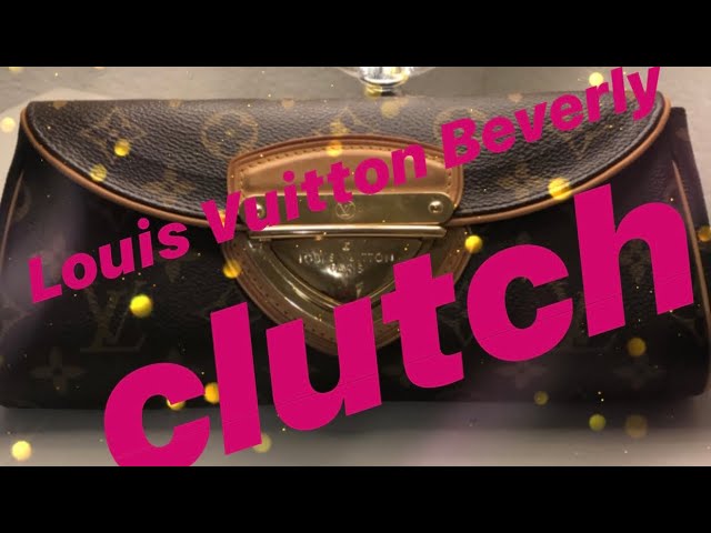 Louis Vuitton Beverly Clutch Review What's in my Bag 