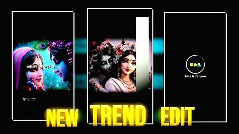 Radha Krishna Reels Edit |🌸Radha Krishna Ka Status Kaise Banaye |  Trending Radha Krishna Edit