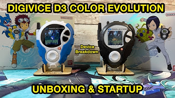 Digivice D3 25th Color Evolution Unboxing & Startup