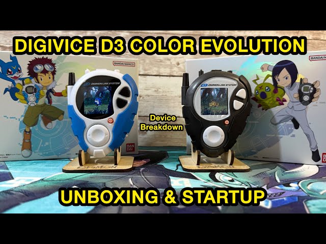 Digivice D3 25th Color Evolution Unboxing & Startup - YouTube