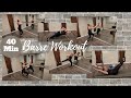 40 min fullbody at home barre class  bennie barre pilates studio