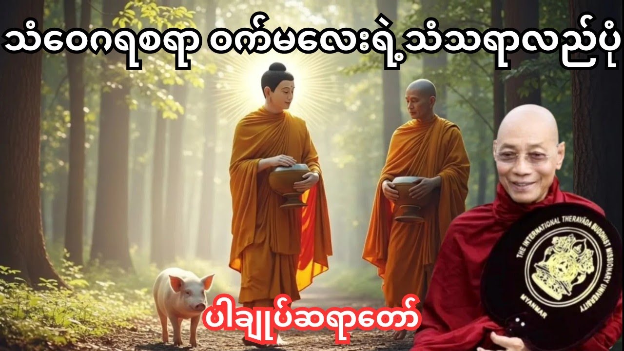"🙏သံဝေဂရစရာ ဝက်မလေးရဲ့ သံသရာဇာတ်ကြောင်း တရားတော် - ပါချုပ်ဆရာတော်ကြီး