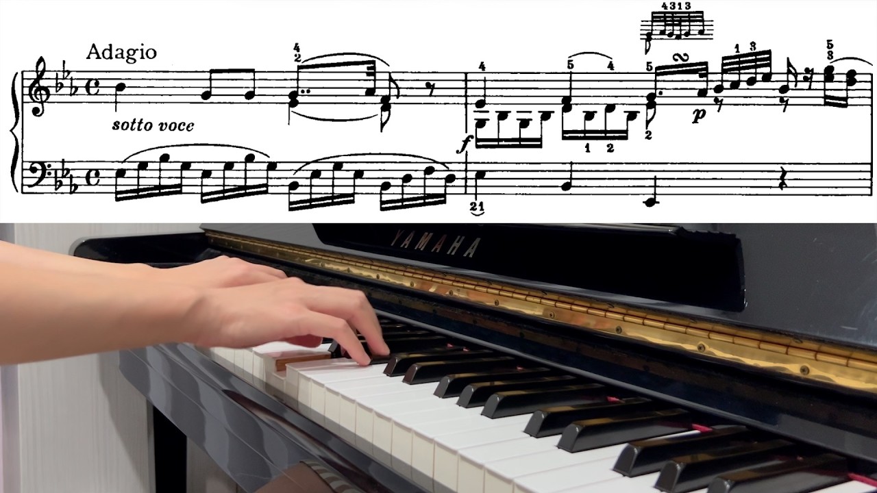 Mozart piano sonata K.457 2nd mov.