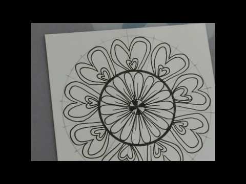 莉莉的每日一畫#117 How to draw Mandala ?  如何畫曼陀羅？