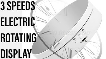 3 Speeds Electric Rotating Display Stand Mirror 360 Degree Turntable photography Video Shooting