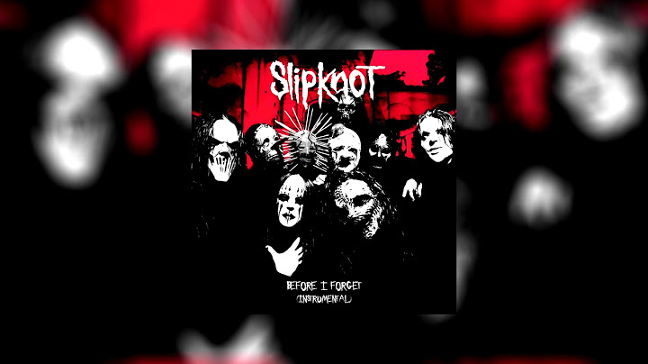 Before I Forget Instrumental version - Instrumental performance video thumbnail