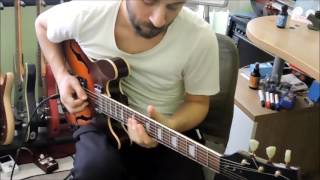 Half Whole Tone Diminished Fusion Jam - Uniwell UH 700 Guitar Demo