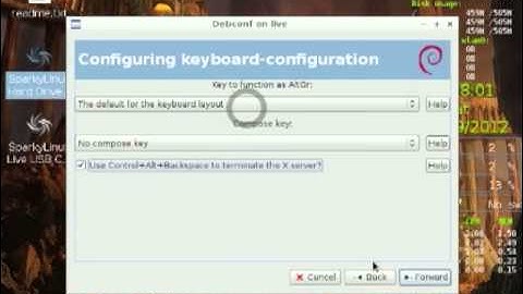 Sparkylinux 2.0.1 Gameover Lxde Installation Steps on VMware Fusion 5
