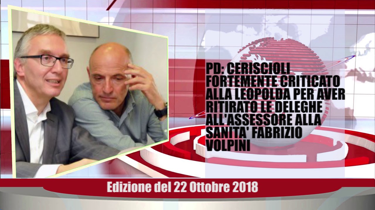 Velluto Notizie Web Tv Senigallia Ed  22 10 2018
