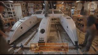 Extreme Fiberglass Catamaran Build from Scratch with Plans