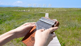 世界の約束 【ハウルの動く城OST】カリンバで弾いてみた / Howl's Moving Castle / ジブリ Ghibli / 倍賞千恵子