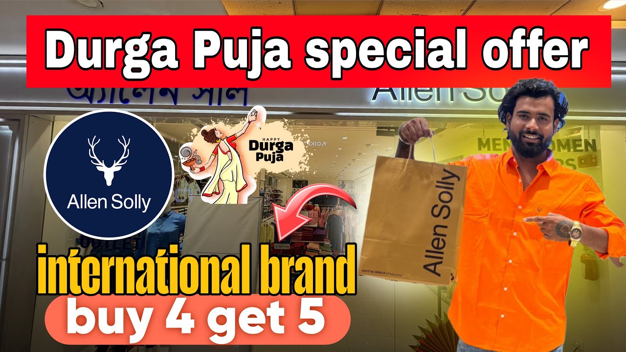 Allen Solly Outlet Asansol | Buy 4 Get 5 Free Offer 🛍️ | Festive Fashion Sale 2025 