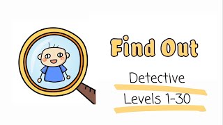 Find Out App || Detective Solution || Levels 1-30 screenshot 5