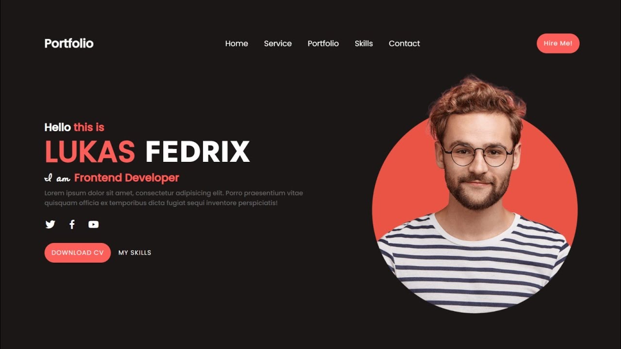 Level Up Your Portfolio with HTML,CSS, & JavaScript Skills - YouTube