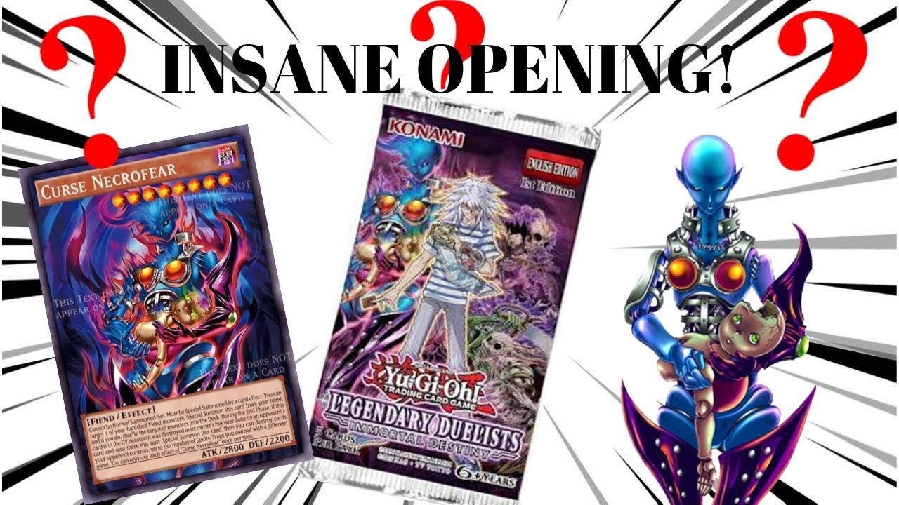 INSANE Yu-Gi-Oh! Legendary Duelist Immortal Destiny OPENING! Short Printed PULL!!