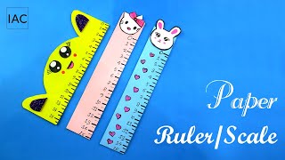 Cara Membuat Penggaris Kertas | Kembali ke Sekolah | Origami Penggaris | Kerajinan Kertas | DIY P... screenshot 1