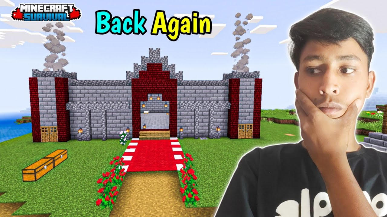 I'm Finally Back in My Castle! In Minecraft Survival Series - YouTube