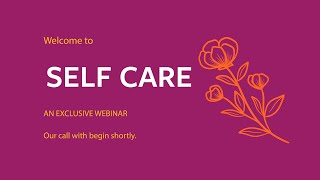 ALS CANADA: SELF CARE WEBINAR