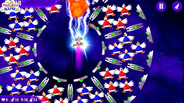 Chicken Invaders 4 (phần 2) TRỰC TIẾP GAME || Máy bay chiến đấu bị gà không gian bao vây và cái kết!