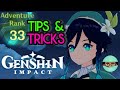 How I Got to Adventure Rank 33 in 5 Days | Tips & Tricks for Grinding AR | Genshin Impact