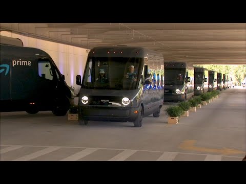 Amazon releases fleet of Rivian all-electric delivery trucks made in Illinois | ABC7 Chicago