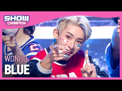 WONHO - BLUE(English Ver.) (원호 - 블루) | Show Champion | EP.411