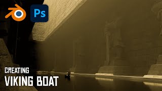 Creating Viking Boat in Blender and Photoshop