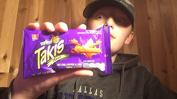 Trying Takis for the first time!!!!