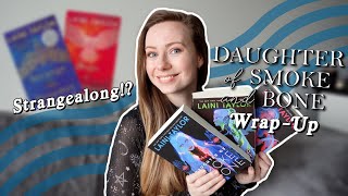 DoSaBalong Wrap-Up & STRANGEalong Announcement
With DoSaBalong coming to an end I thought I would wrap-up my thoughts on the Daughter of Smoke and Bone series, and also announce another readalong that is kicking off, STRANGEalong!!
STRANGEalong - https://twitter.com/DoSaBalong
Other DoSaB Readalong: https://twitter.com/DReadalong
đĨ BURNED BOOKS CLUB đĨ
Jan-Feb Book: Battle Royale by Koushun Takami
Twitter: https://twitter.com/burnedbooksclub
Discord: https://discord.gg/xawydRHAUV
đ FAES AND GAYS BOOK CLUB đ
Twitter: https://twitter.com/FaesAndGaysBC
Discord Chat: discord.gg/RHvQGcA
Previous Livestreams: https://www.youtube.com/playlist?list=PLsNy1jUuWbbLqmsxA8IKvdMQC8t_e6shQ
⨠MY LINKS â¨
Instagram: https://www.instagram.com/bookbrowsingblog/
Twitter: https://twitter.com/bookbrowsing
Goodreads: https://www.goodreads.com/user/show/74448470-maddie-browse
Blog: bookbrowsingblog.wordpress.com
Wishlist: https://www.amazon.co.uk/hz/wishlist/ls/LNNTFFMAM3G1?ref wl_shared
Email: bookbrowsingblog@gmail.com
đ SEVENTEEN BACKPACKS đ
5% Discount Code: BOOKBROWSINGBLOG
Affiliate Link: https://www.seventeenlondon.com?sca_ref=440688.QuC5jhSgWz
đĄ ILLUMICRATE REP đĄ
Discount Code: BOOKBROWSING5
5% off 3 and 6 month subscriptions DoSaBalong Wrap-Up & STRANGEalong Announcement